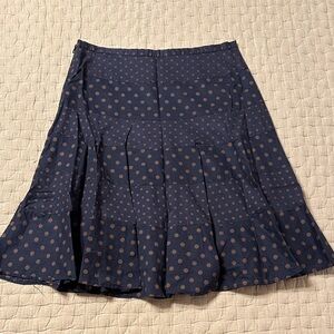 BCBG Navy Polka Dot Women's Skirt